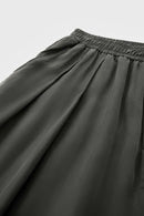 Cooling Wide-Leg Casual Trousers - Dark Gray