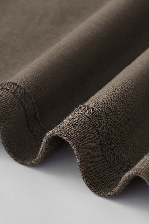Heavyweight Loose Graphic Tee - Earth Brown