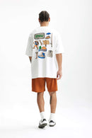 Heavyweight Loose Graphic Tee - White
