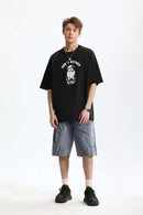 Heavyweight French Bulldog Graphic Tee - Black