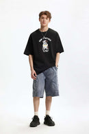 Heavyweight French Bulldog Graphic Tee - Black