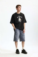 Heavyweight French Bulldog Graphic Tee - Black