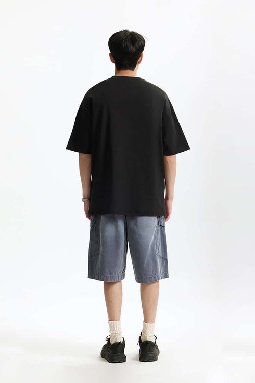 Heavyweight French Bulldog Graphic Tee - Black