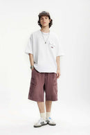 Pocket Flocked Graphic Tee - Off White