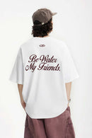 Pocket Flocked Graphic Tee - Off White