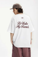 Pocket Flocked Graphic Tee - Off White