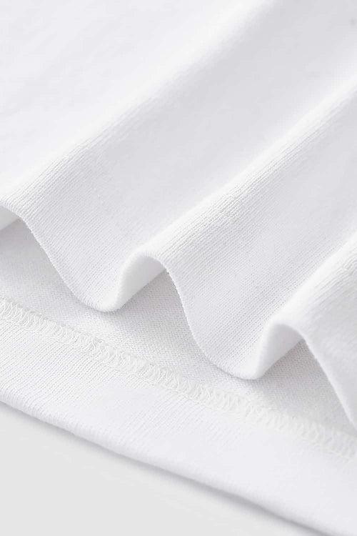 Pocket Flocked Graphic Tee - Off White
