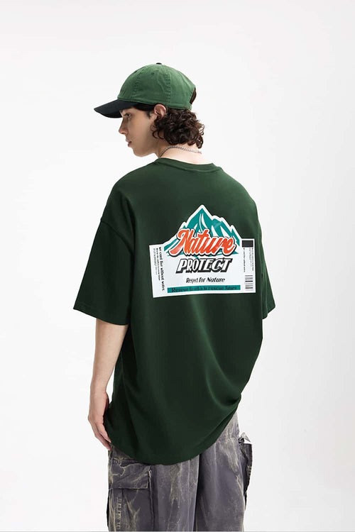 Heavyweight Essential Cotton Tee - Green