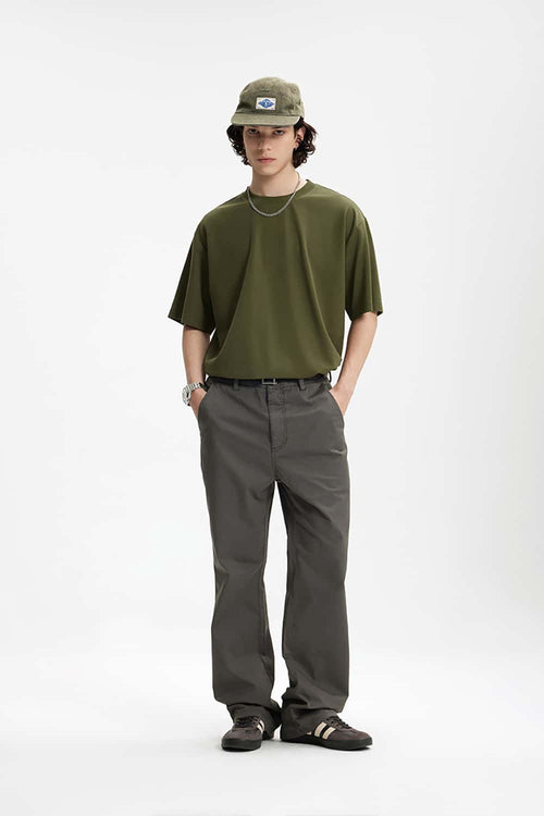 Reversible Cotton-Nylon Active Tee - Green