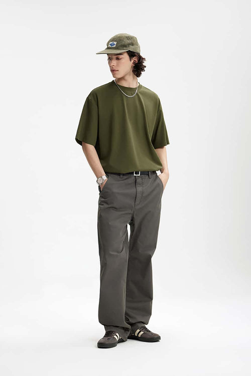 Reversible Cotton-Nylon Active Tee - Green