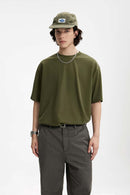 Reversible Cotton-Nylon Active Tee - Green