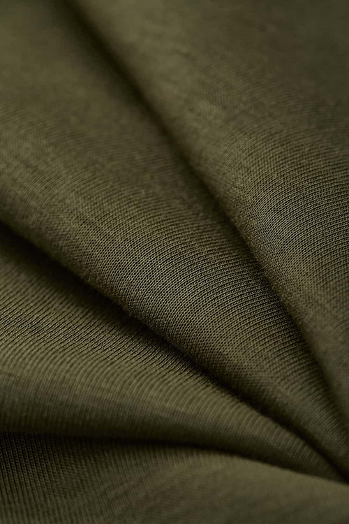Reversible Cotton-Nylon Active Tee - Green