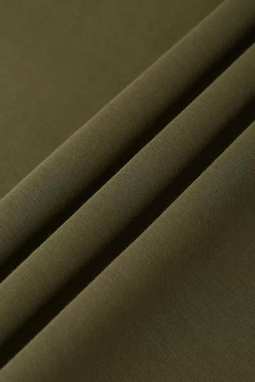 Reversible Cotton-Nylon Active Tee - Green