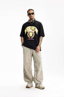 Snow-Wash Cargo Joggers - Khaki