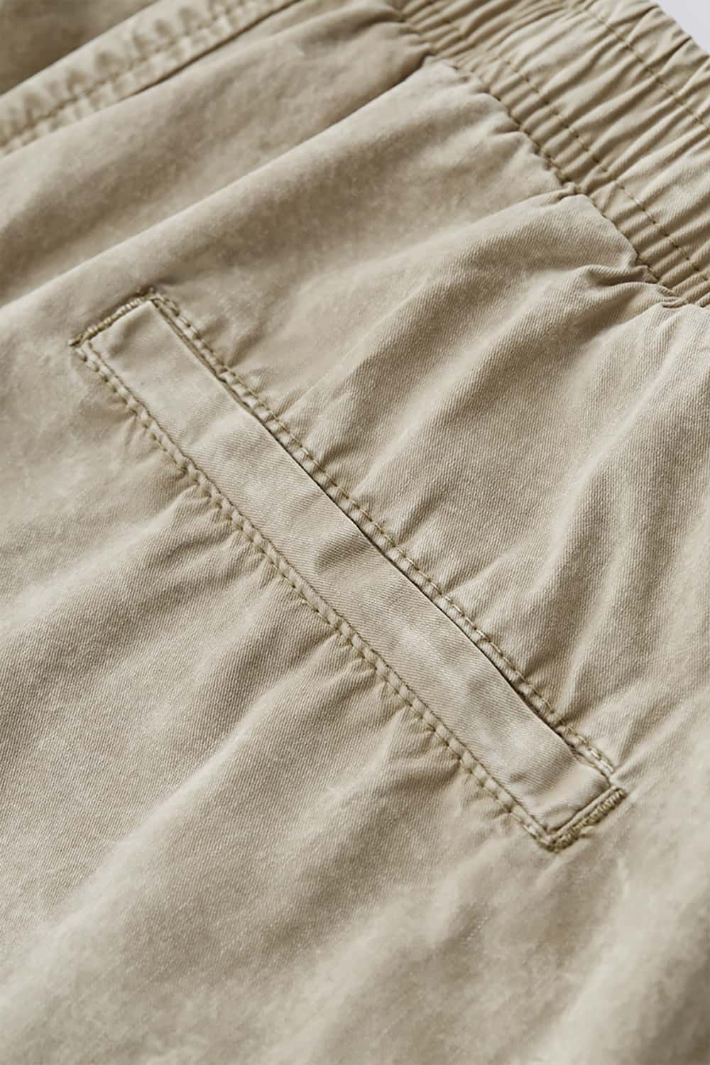 Washed Jogger Cargo Pants with Elastic Cuffs - Streetwear Utility Trousers