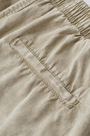 Snow-Wash Cargo Joggers - Khaki