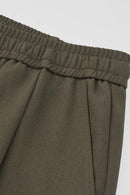 Men's Loose-Fit Linen Blend Trousers - Coffee