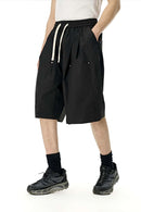 Relaxed Utility Cargo Shorts - Black