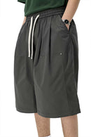 Relaxed Utility Cargo Shorts - Gray