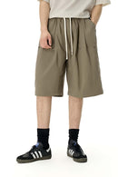 Relaxed Utility Cargo Shorts - Khaki