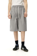 Relaxed Utility Cargo Shorts - Light Gray