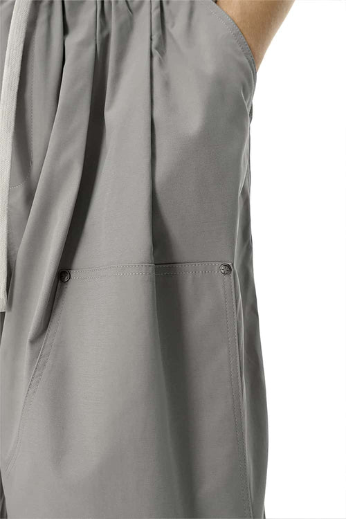 Relaxed Utility Cargo Shorts - Light Gray