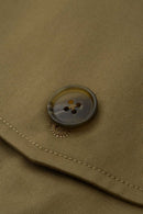 Drawstring Multi-Pocket Cargo Shorts - Dark Khaki