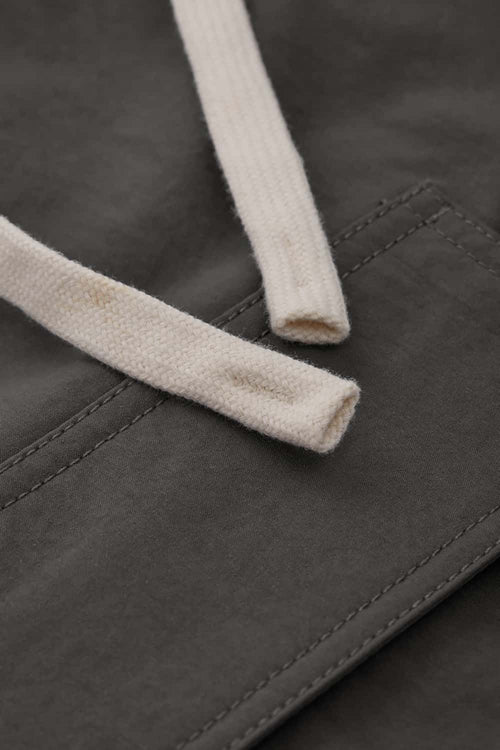 Utility Pocket Cropped Pants - Dark Gray