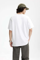 Heavyweight Linen-Blend Henley Tee - Off White