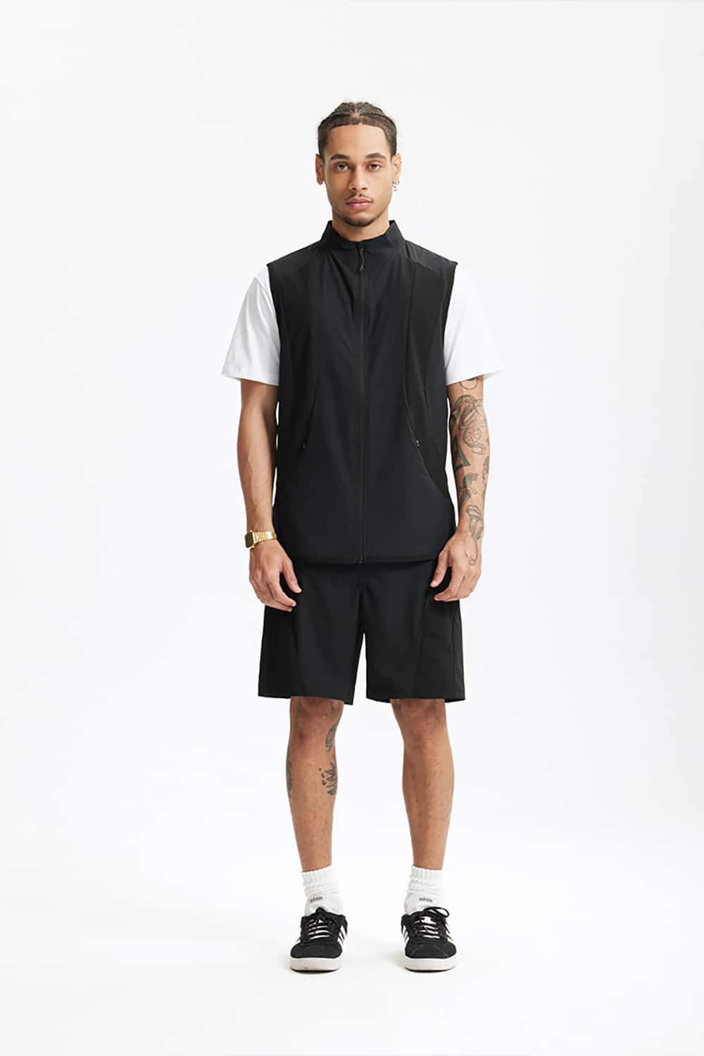 Cycling Sports Vest Jacket - Outdoor Commuter Water-Resistant Color Block Vest
