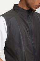 Water-Repellent Color-Block Active Vest - Dark Gray