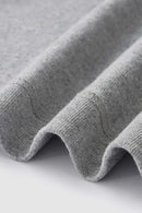 Heavyweight Linen-Blend Raglan Tee - Flower Gray