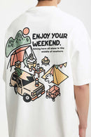 Heavyweight Outdoor Graphic Tee - White