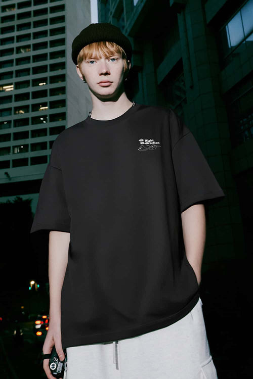 Cooling Touch Graphic Outdoor Tee - Black