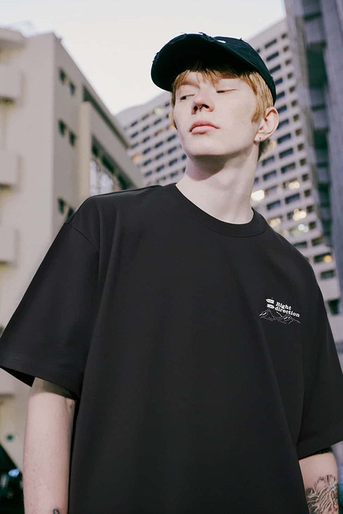 Cooling Touch Graphic Outdoor Tee - Black