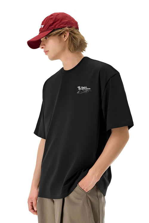 Cooling Touch Graphic Outdoor Tee - Black