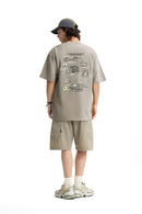 Cooling Touch Graphic Outdoor Tee - Gray
