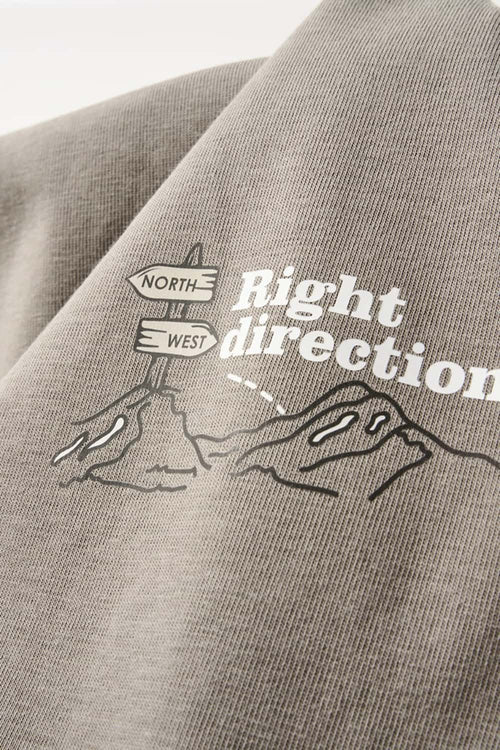 Cooling Touch Graphic Outdoor Tee - Gray