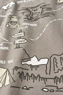 Cooling Touch Graphic Outdoor Tee - Gray