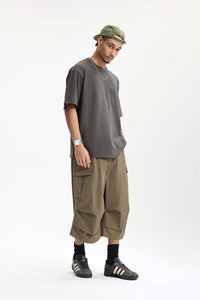 Heavyweight Essential Relaxed Tee - Dark Gray