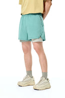 High-Performance 2-in-1 Active Shorts - Blue