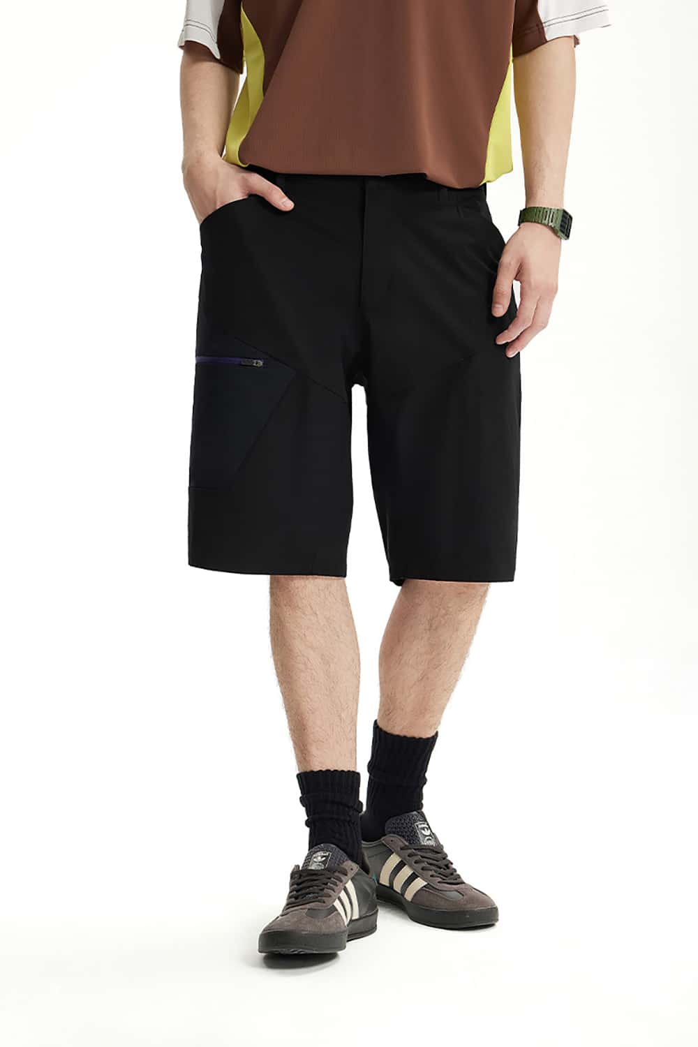 Moisture-Wicking Cycling Sports Shorts - Outdoor Quick-Dry Slim Fit