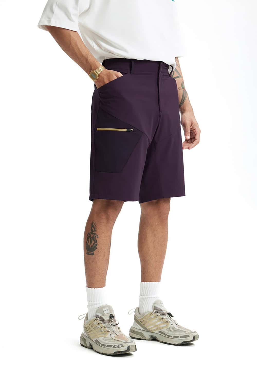 Moisture-Wicking Cycling Sports Shorts - Outdoor Quick-Dry Slim Fit