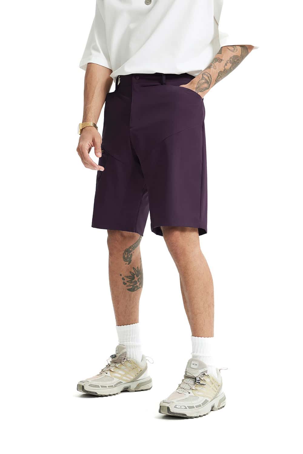 Moisture-Wicking Cycling Sports Shorts - Outdoor Quick-Dry Slim Fit