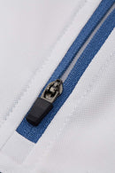 Color-Block Stretch Active Long-Sleeve - White