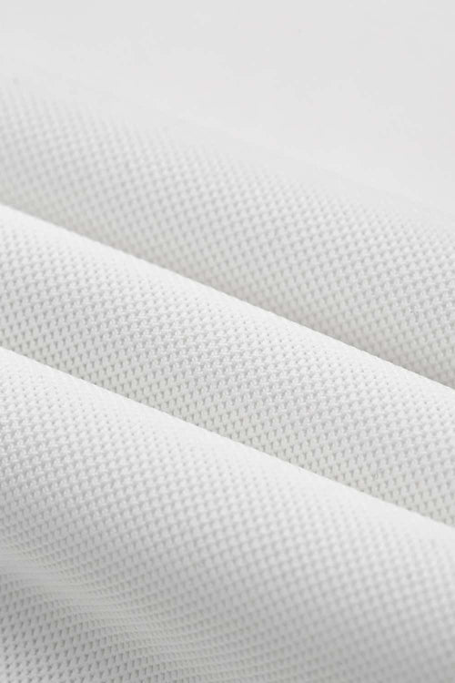Color-Block Stretch Active Long-Sleeve - White