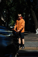 Lightweight Windproof Graphic Jacket - Orange