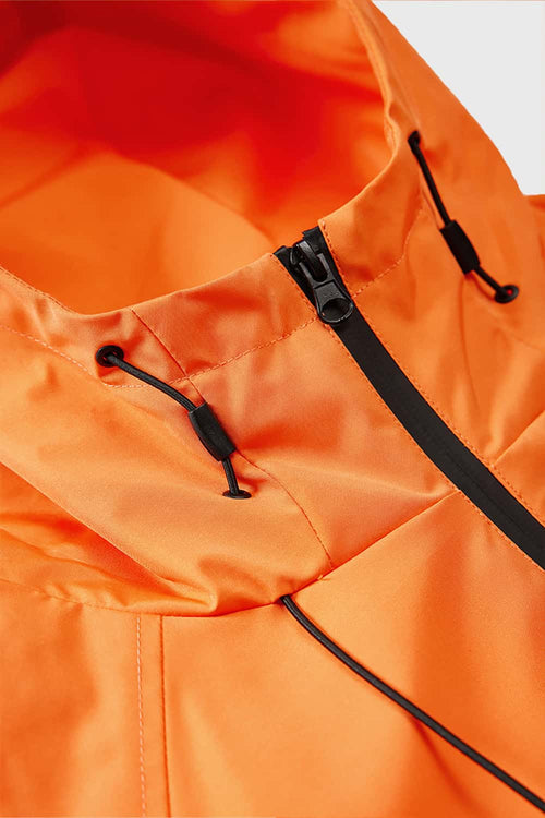 Lightweight Windproof Graphic Jacket - Orange