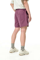 Detachable Pouch Utility Shorts - Rose Red