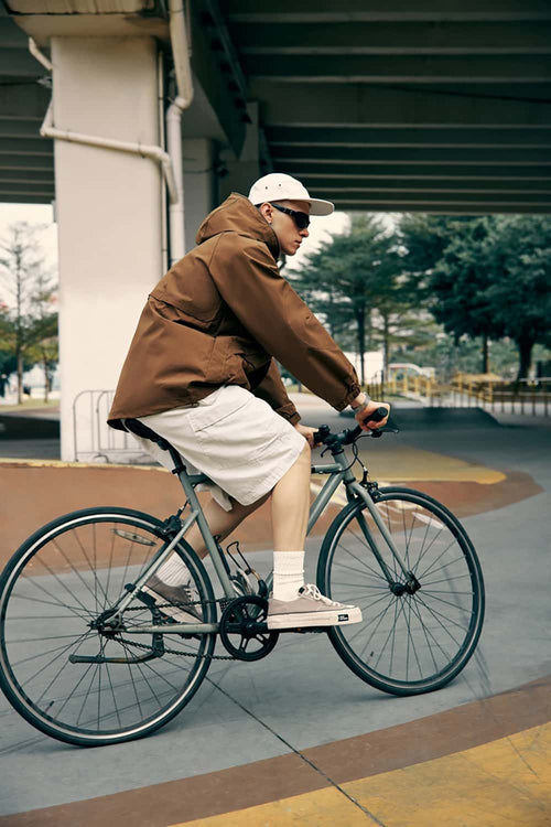 Heavyweight Washed Cargo Shorts - Apricot